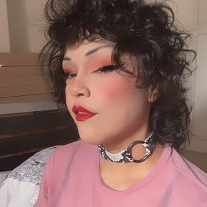 Black and White snakeskin Choker